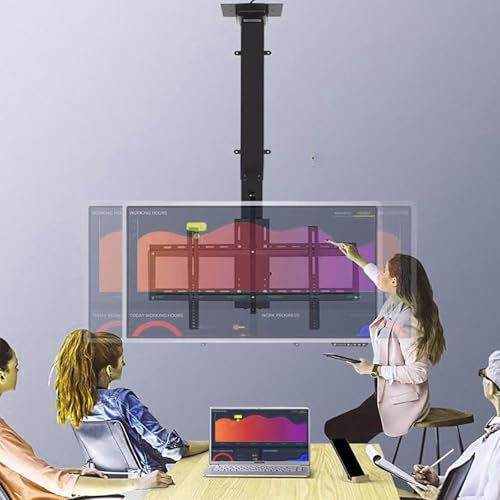 Motorised TV Bracket Stand - TV Mount Stand, LCD TV Floor Stand, Fits 32-75 Inch TVs, With Remote Control And Switch, Fits 32-75 Inch TVs,max Bearing 60kgTwo Installation Methods