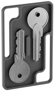 Lockcard Key Slider – Schlüsselhalter & Organizer für Slim Wallets I Integrierte Schlüsselablage im Wallet-Design I Kompatibel Slim Wallets I Minimalistisches Key Holder System