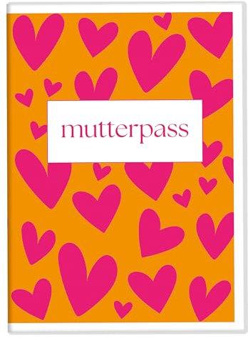 Joli Coon Mutterpasshülle für Deutschen Mutterpass - Hülle Mutterpass