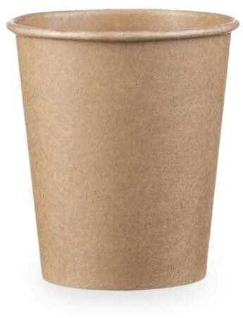 VEPATIM 400 Kaffeebecher 'Coffee To Go' Pappbecher 100% plastikfrei braun 200ml
