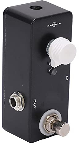 Gitarrenvolumeneffekt Pedal Vol Dämpfung Pedal Einerknopf -Steuerung True Bypass, 20 MA Metallmaterial -Effekt mit Tuning Zubehör