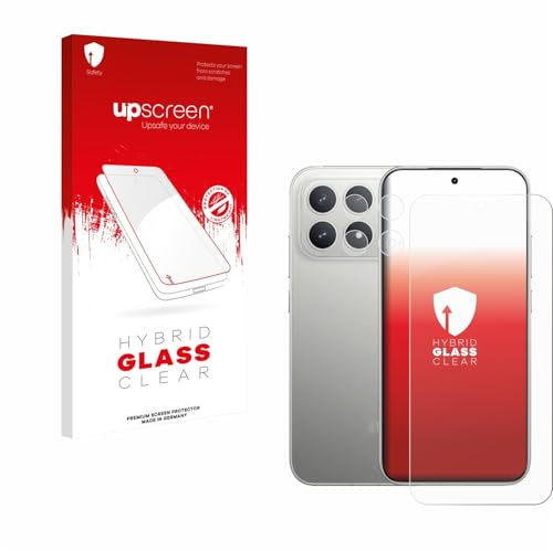 upscreen Schutzglas für Xiaomi Poco F8 Pro | (Display+Kamera) Transparenter Displayschutz Made in Germany Klare 9H Schutzfolie Glas-Folie Montage-Set Anti-Fingerprint