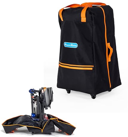 Genie Plus Mobility Scooter Travel Bag by Monarch Mobility – Wheeled Carry Case with Castors & Handles – Durable Travel Cover – Fits Genie, Genie Auto, Supa Carbon Lite & Smarti Plus