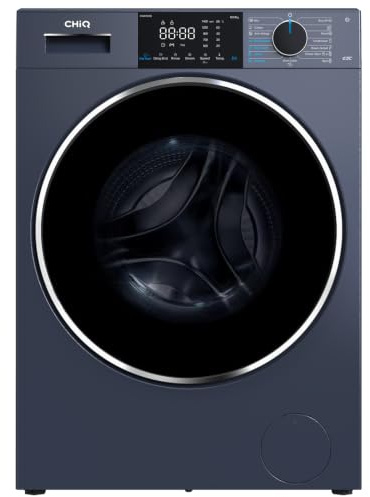 CHiQ CW8728X Lavatrice Slim incasso carico frontale 8 KG, Grigio, Classe A-15%, Pure Flat Design a risparmio di spazio, Tamburo extra-largo 530 mm, 1400 RPM, Lavaggio a vapore, One-Touch Wash