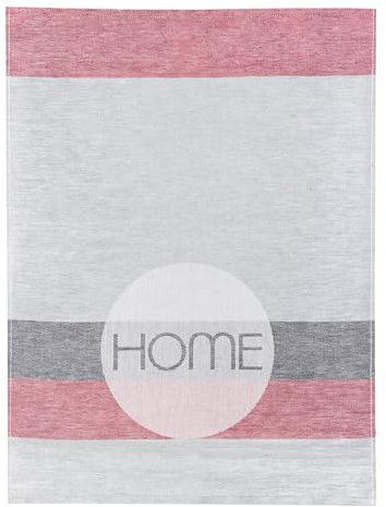 Kracht Halbleinen Geschirrtuch Home Streifen Grau 50x70 cm