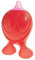 Alessi Dream Factory Gino Zucchino Sucrier Castor Couleur Rouge