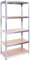 Scaffale Mensola Scaffali Magazzino Scaffalatura Metallo Zincato 5 Ripiani L90xP40xH180 cm Legno MAX 875KG