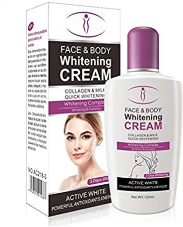 Bluelover 120Ml Haut Whitening Creme Für Körper Gesicht Dunkle Haut Bleaching Lotion Gesichtscreme