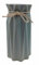 Moderne Pastelfarbene Keramikvase, Tischvase Vase, Geometrisch Origami Design, Keramik (Blau 24 cm Hoch)