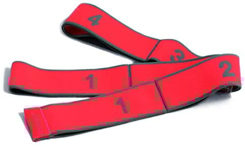 PINOFIT Stretch Band - Gymnastikband in DREI Stärken - Widerstandsband - Fitnessband - Therapieband - Stretch Loop (Coral - medium)