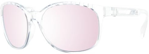 Adidas Unisex-Erwachsene SP0011 Sonnenbrille, (crystal/brown mirror), 58