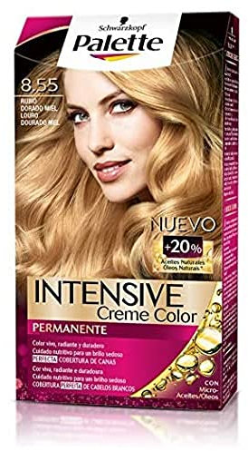 Palette Intense - Tono 8.55 Rubio Dorado Miel - Coloración Permanente - Schwarzkopf