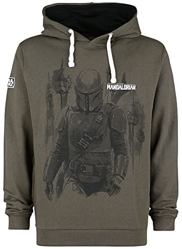 Star Wars The Mandalorian - Bounty Hunter Männer Kapuzenpullover Khaki