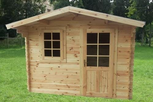 Compribene Casetta in Legno da Giardino 200 x 200 x H 240 cm sp. 28 mm