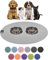 SanoZoo® Napfunterlage - Öko-TEX - Made in Germany - rutschfeste Futtermatte für Hunde & Katzen Rund 60cm Hellgrau, wasserfest