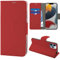 N NEWTOP Cover Compatibile con Apple iPhone 13 Pro Max, HQ Lateral Custodia Libro Flip Chiusura Magnetica Portafoglio Simil Pelle Stand (Rosso)