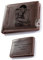 kaululu Portefeuille Homme Femme Personnalisé Porte Monnaie avec Photo Texte Marron Cuir Photo Cadeau pour Anniversaire Noël la Saint Valentin