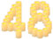 Yakpo Lot de 48 bougies chauffe-plat électriques sans flamme vacillantes à piles pour extérieur, terrasse, Halloween, fête, mariage - 5 cm