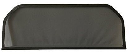 PureWind Windschott kompatibel mit Triumph TR4 (IRS) TR5 (250) TR6 Baujahr 1961-1976 (Schwarz) - Windschott Universal mit Anbaumaterial
