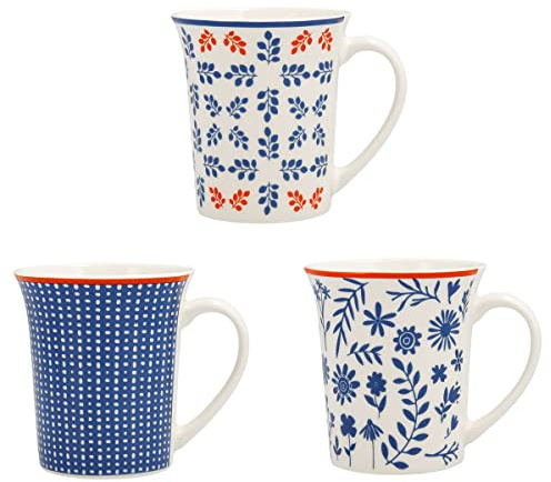 Bidasoa Taza Blue Moon Cerámica Multicolor 330 ml (12 Unidades)