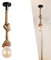 Hanf Seil Single Pendelleuchte, Vintage Seil Lampen Hanfseil Seil Lampe E27 Hängeleuchte Seilleuchte Edison Lampen Hanfseil Hängelampe DIY Kronleuchter für Cafe Restaurant Bar Industrie Retro (300cm)