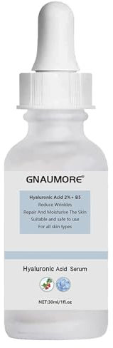 Ácido Hialurónico 2% + B5,Suero de Ácido Hialurónico Puro,Serum Facial Con Acido Hialuronico,Serum Antiarrugas,Suero de Reafirmante Facial,Suero de Colágeno Antienvejecimiento 30ML