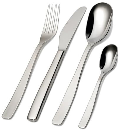 Alessi [W] [A] KNIFEFORKSPOON Besteckset 16 TLG. - AJM22S16M [1] [SP]