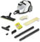 Kärcher SC 5 EasyFix Steam Cleaner with hot water connection, steam pressure: 4.2 bar, heating time: 3 min, area: approx. 150 m², tank: 0.5 l + 1.5 l, incl. floor cleaning set EasyFix and nozzles