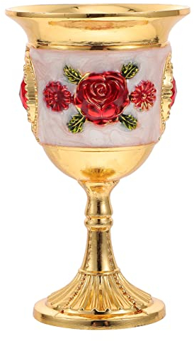 ABOOFAN Petite Tasse à Boire Vintage en Forme de Calice pour Le Vin Et Le Thé Design Décoratif Et Unique