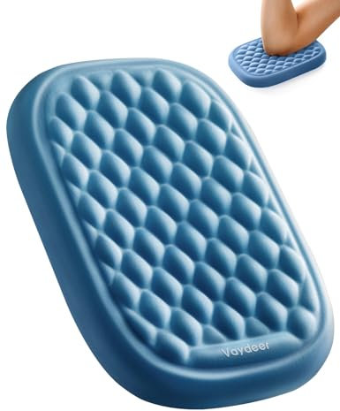 Vaydeer - Reposabrazos de espuma viscoelástica, más grande y grueso: reposamuñecas de escritorio, soporte ergonómico para mouse, alivio del dolor de muñeca para computadora, laptop, trabajo,