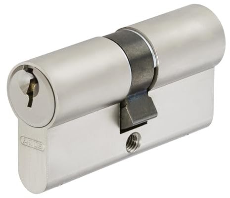 ABUS TITALIUM Doppelzylinder 30/30 inkl. 3 Schlüssel - einfacher Türzylinder - verschiedenschließend im EBH-Set