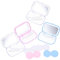 Beavorty Contact Lenses Case Portable Lens Box Protector Travel Glasses Case for Contacts