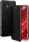 ONEFLOW Business Case für iPhone 16 Handyhülle klappbar mit Standfunktion, Klapphülle Flipcase Cover Dünn, PU Leder Hülle mit Kartenfach, 360 Grad Schutzhülle, Schwarz