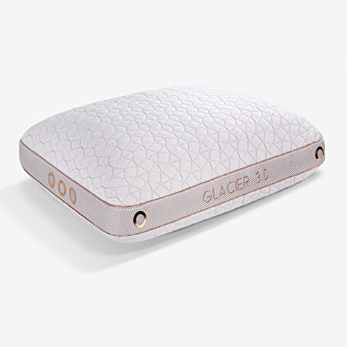 Bedgear Glacier Performance Pillow - Size 3.0 - Cooling Pillow for Hot Sleepers - Back, Stomach, Side Sleeper Pillow - 20 W x 26 L x 4.75 H