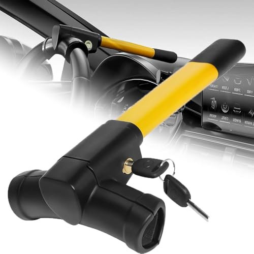 WEDSLK Lenkradkralle für VW T5 T5.1 T6 T6.1 Ganci, Lenkradschloss für Auto, Diebstahlsicherung Auto, Lenkradsperre, Sichtbarer Abschreckender