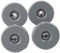 4X Dishwasher Lower Basket Roller Wheel For AEG,Privileg, Progress 40 * 40 * 8mm Wheels Replacement