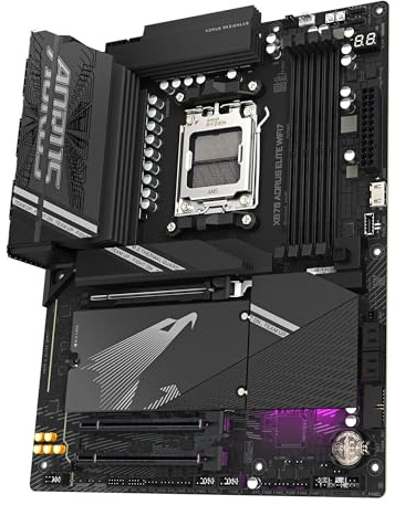 schede madri Fit For GIGABYTE X870 AORUS ELITE WIFI7 ATX AMD DDR5 16+2+ / 4*M. Scheda madre LAN .5GbE