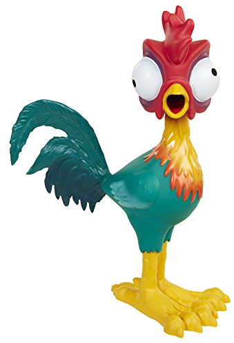 Disney Vaiana 2 - Figurine Coq Hei Hei à Presser Et À Crier - Licence Officielle Effets Sonores - Jouet Enfant Interactif - 30 Cm Détails Authentiques - Idée Cadeau pour Enfants 3 Ans +