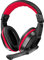 Trust Ziva Cuffie Over-Ear da Gioco con Microfono a Scomparsa, Nero/Rosso