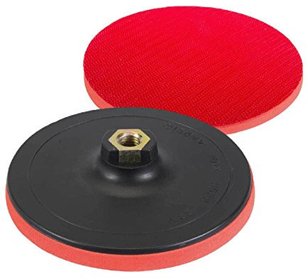 Hook & Loop 150 x 10mm Rubber Backing Pad for Angle Grinder Sander Polisher Disc