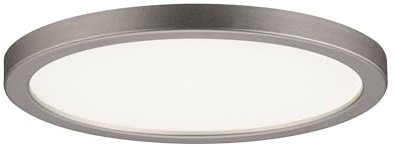 Paulmann 929.36 LED Einbaupanel Areo IP44 rund 120mm 8W Nickel matt dimmbar