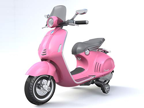 TURBO CHALLENGE - Vespa 946 - Elektrischer Transporter - 119136 - Roller - Rosa - Fahrbereit - Maximal 30 kg - Kunststoff - Wiederaufladbare Batterien - Von 3 bis 6 Jahren