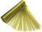 Trimming Shop Organza-Rolle, 25 m x 29 cm, schneetransparenter Glitzerstoff, Elegantes Dekotuch für Stuhlschleife, Tischläufer, Hochzeitslocation, Partydekoration, Olivgrün