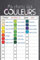 Ma charte des couleurs: Cahier de nuancier de couleurs à remplir avec 56 nuanciers distincts et 2520 zones à colorier et à remplir pour organiser, ... endroit (Nuancier à compléter, Color Charts)