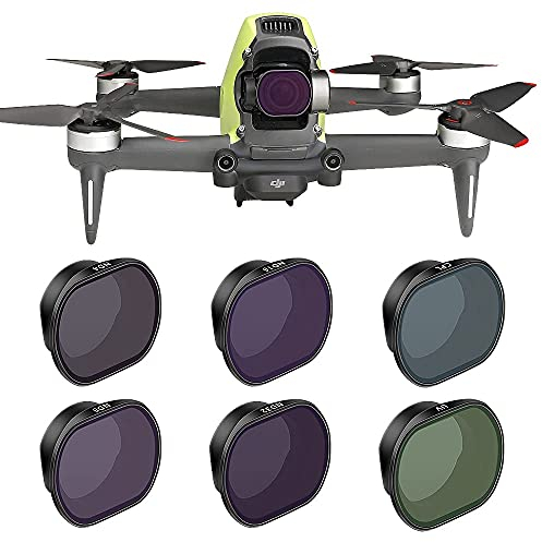 Fututech Professioneller Filter für DJI FPV UV-Filter CPL ND leicht, wasserdicht, ölabweisend, verbessertes Bild, schützt die Linse vor Streulicht (UV-Filter, CPL, ND4, 8, 16, 32))