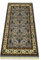WAWA TEPPICHE Blau Teppich Wolle Handgeknüpft Orientteppich 100% Schurwolle D10 90X170 cm (90 x 160 cm)