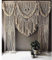 Generic, Handmade Macrame Large Curtain Bohemian Decoration Wall Arch Backdrop Wedding Wall Hanging W 75 x L 85 Inch, W 75 x 85 Inch