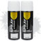 Etrexonline Pintura Spray Multicolor Profesional 400ml Adecuado Metal Madera y Plástico - Color Blanco Mate (Paquete de 2)