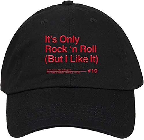 The Rolling Stones Baseball Cap IORNR Band Logo Nue offiziell Schwarz Unisex