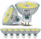 DEIFUA GU5.3 LED Lampe Kaltweiss 700 Lumen 6,5W Ersetzt 60W MR16 Halogen Glühbirne, 6er-Pack, AC/DC 12V Flimmerfrei Leuchtmittel, 6000K Strahler, 120°-Abstrahlwinkel Spot, Nicht Dimmbar Reflektorlampe